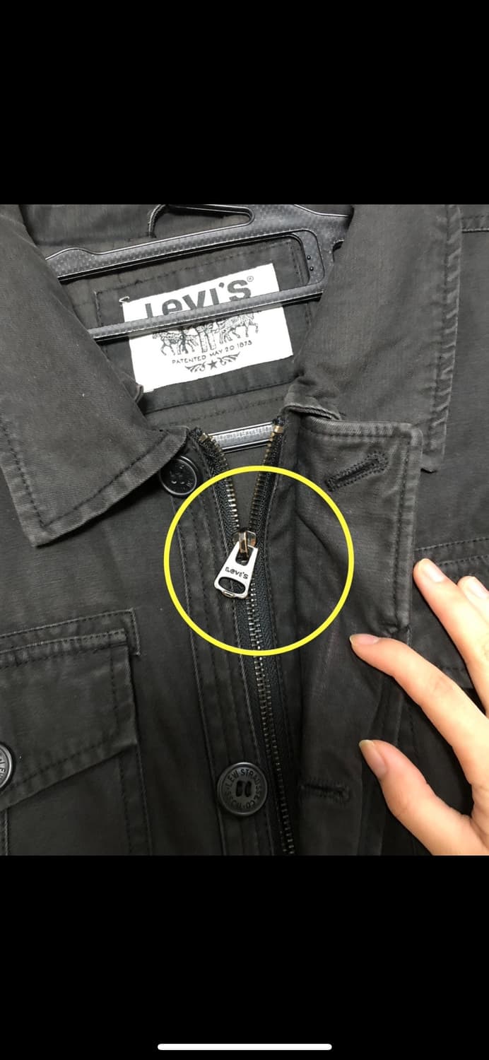 빈티지 리바이스 블랙 누빔 자켓 상품이미지7