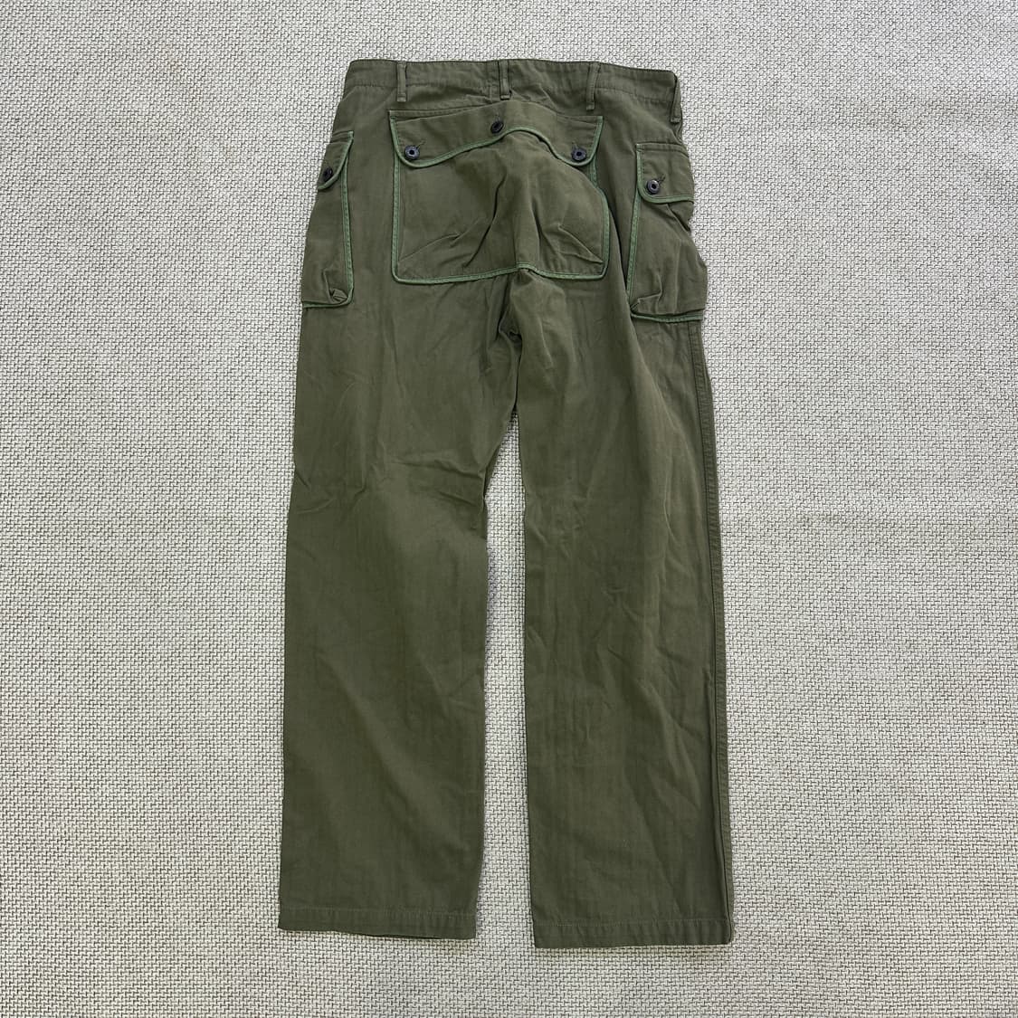 32 레드토네이도 빈티지 카키 팬츠 0421D 상품이미지4