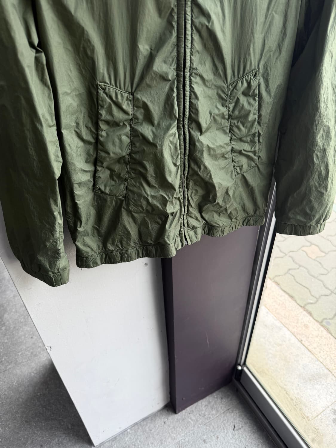 12Y.44~55/ 스톤아일랜드 나일론쉘 바람막이 자켓 상품이미지4