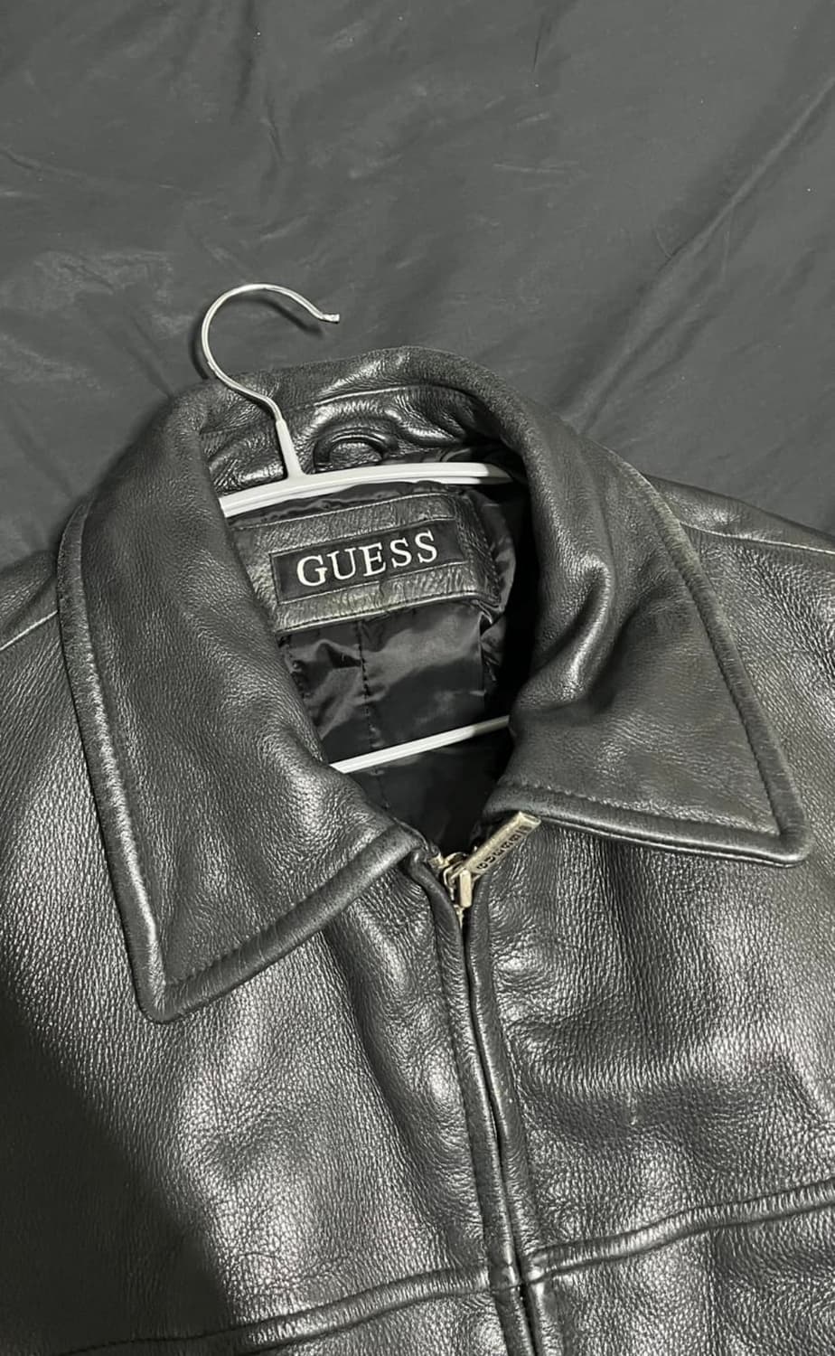 게스 (geuss) 가죽자켓 90s 소가죽 상품이미지2