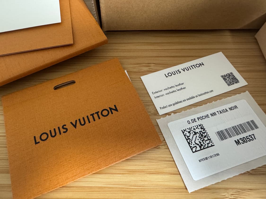 [F] 루이비통 포켓 오거나이저 타이가 레더 상품이미지7