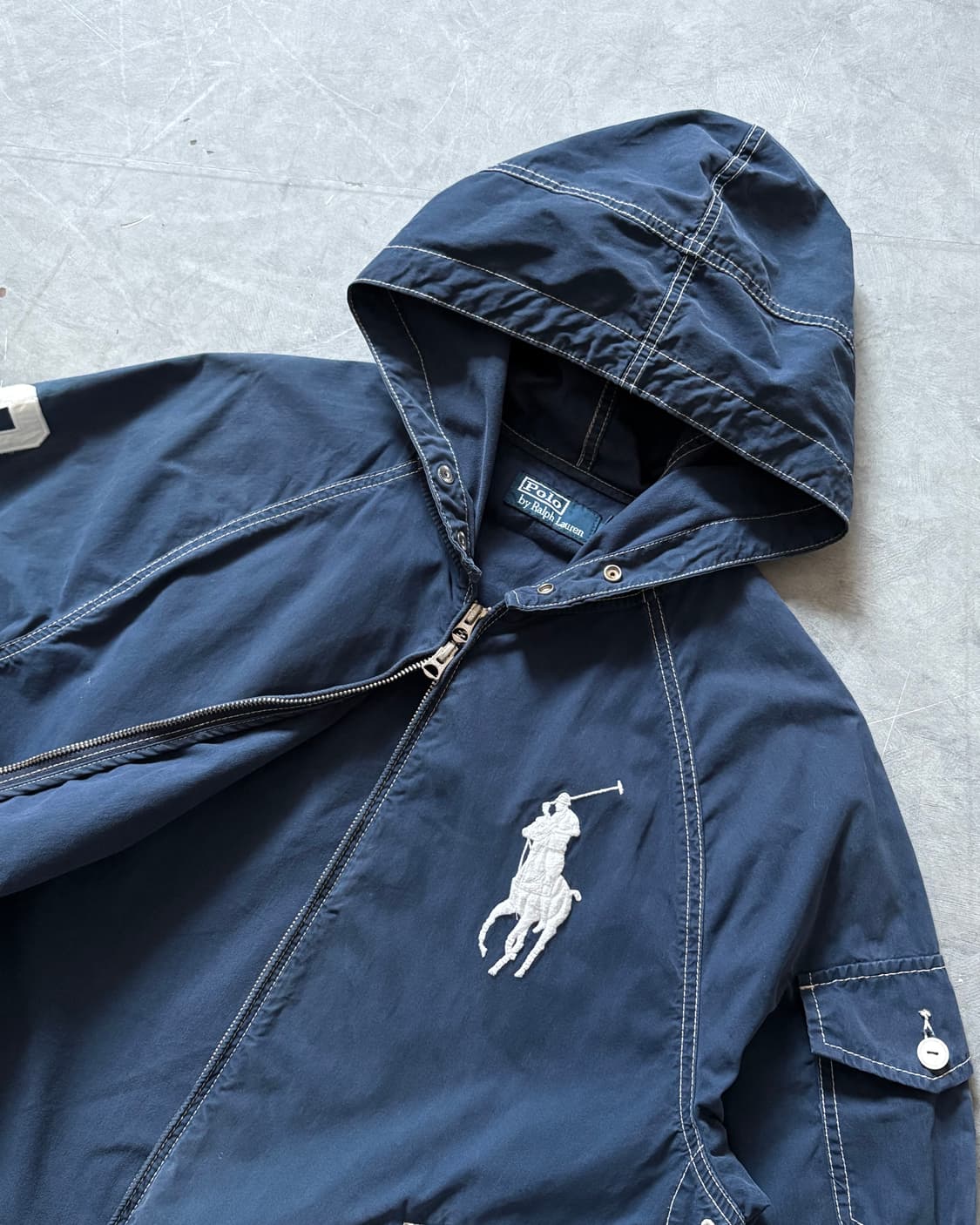 Polo 폴로 랄프로렌 빅포니 코튼 후드 자켓  상품이미지3