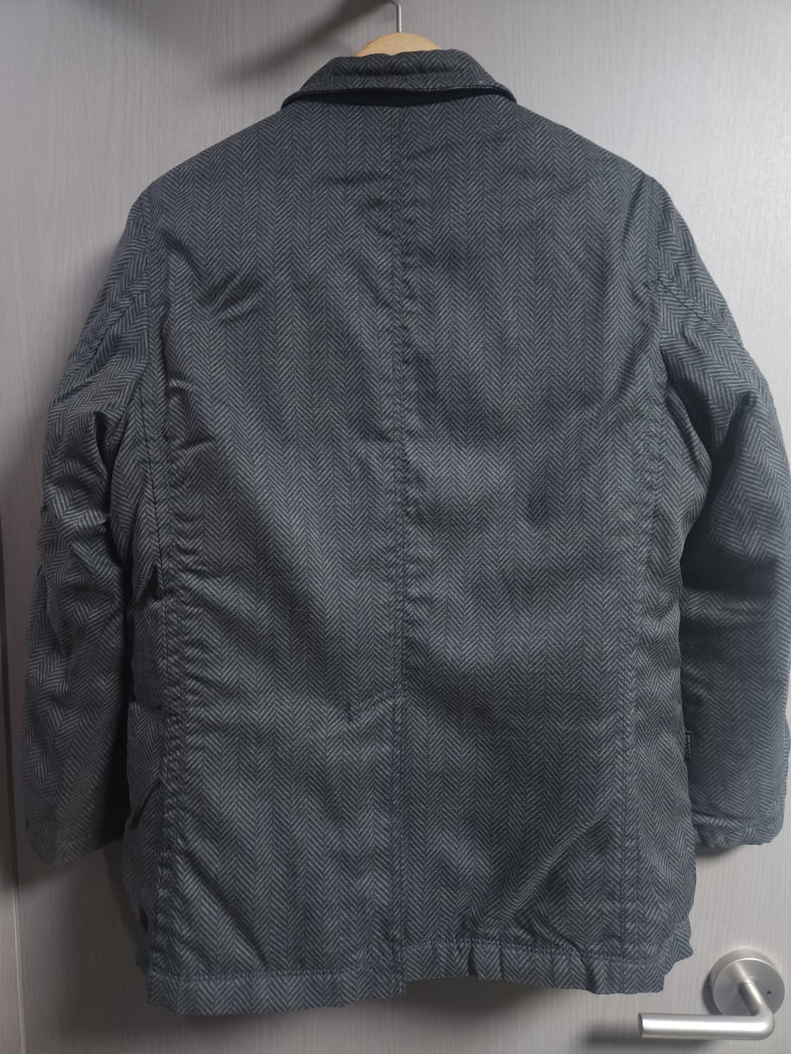 파리게이츠 골프 헤링본 오리털 점퍼, M 상품이미지4