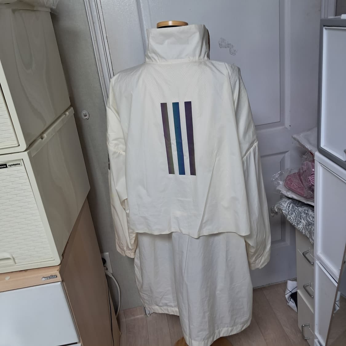 아디다스 Parley 패커블 남성 바람막이 점퍼 자켓 L(루즈핏) 상품이미지3