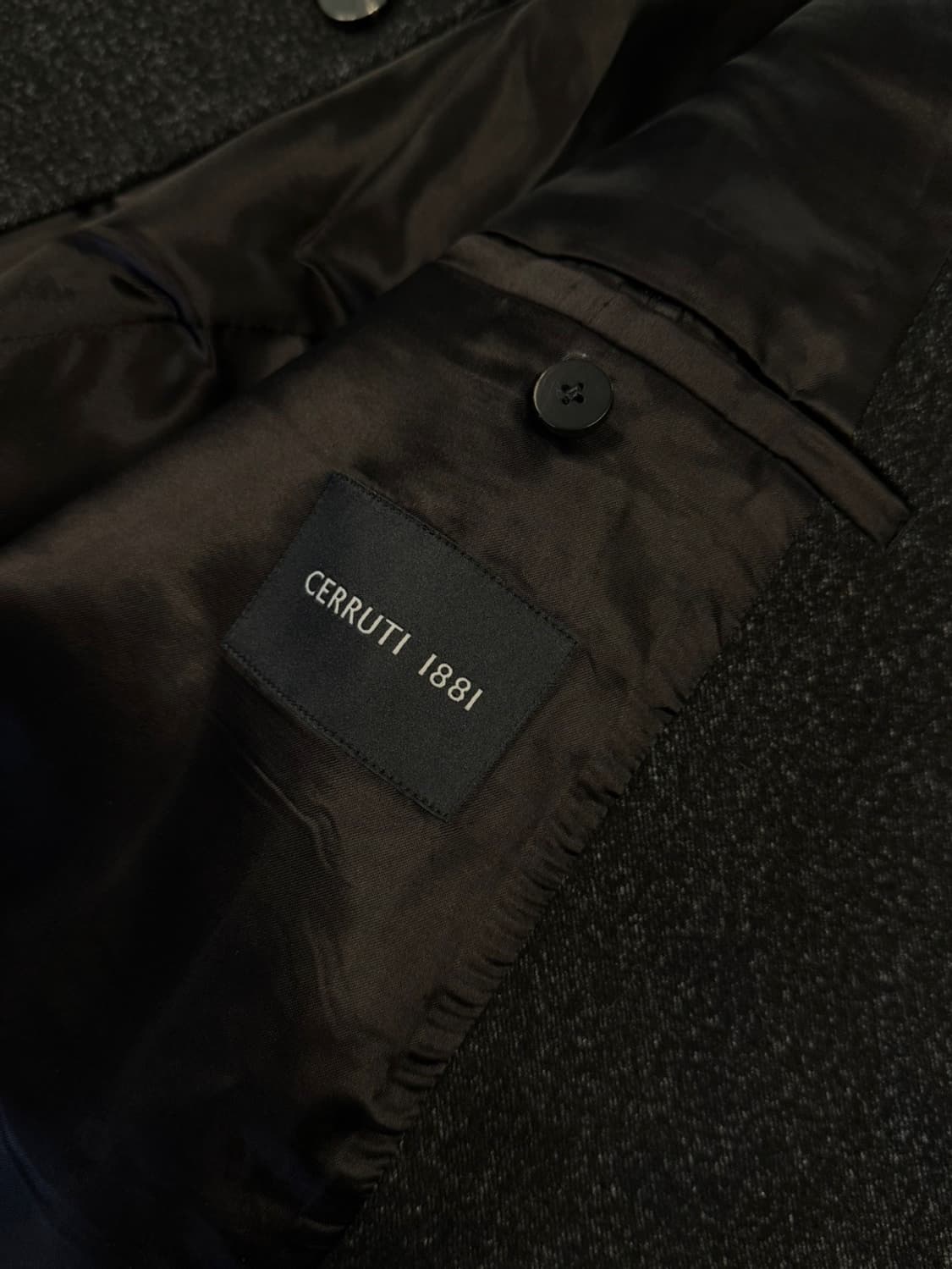 세루띠 커버트울 체스터필드 코트 100 상품이미지6