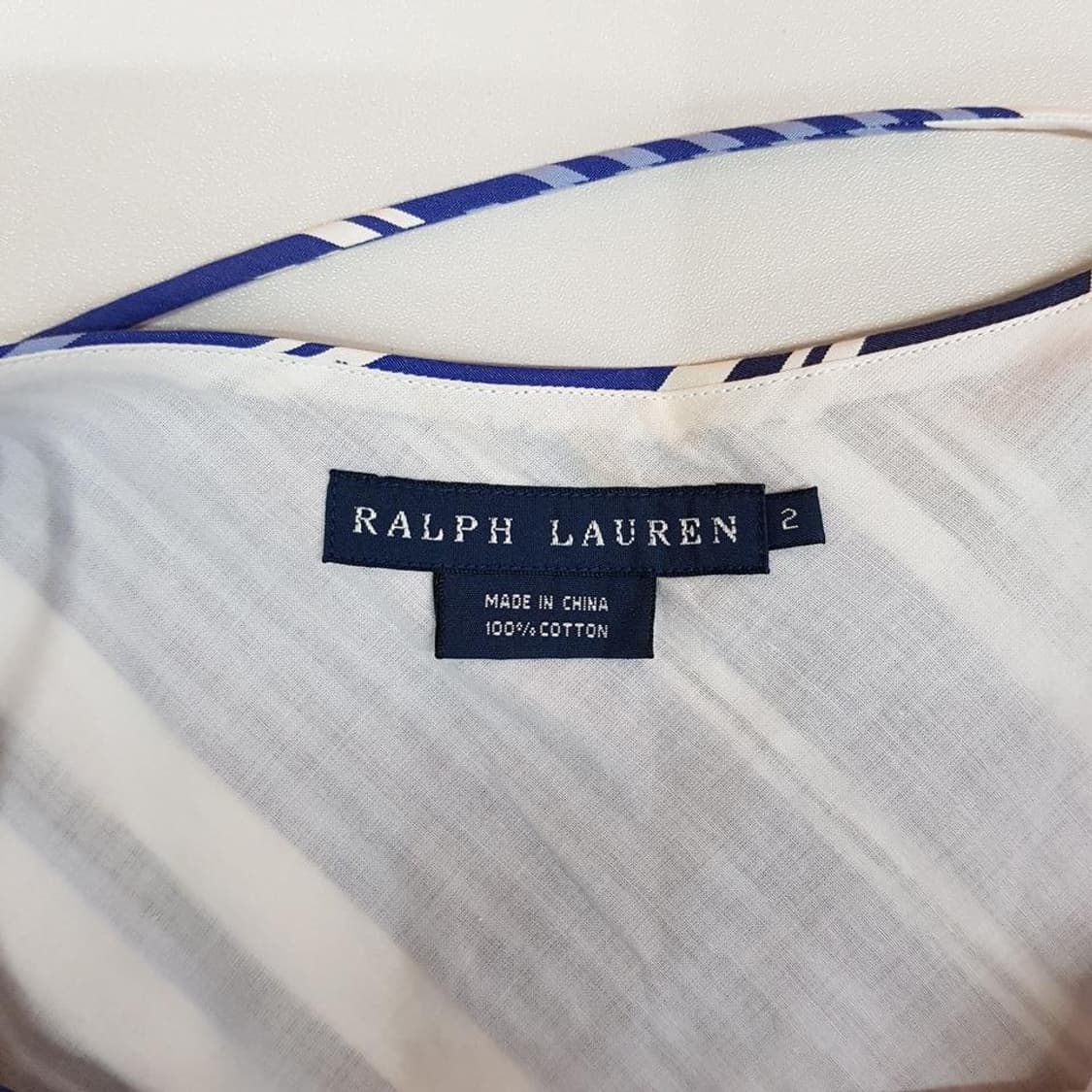 랄프로렌 스트라이프 리본 슬립 드레스 S사이즈 상품이미지8