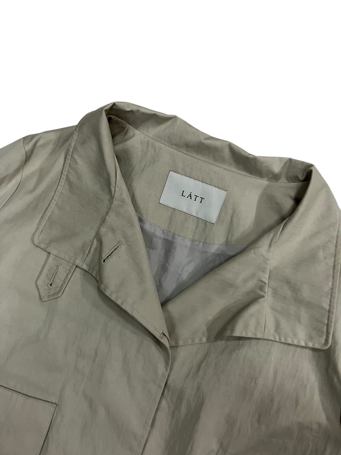 LÄTT 면 혼방 롱 코트 자켓 M 상품이미지2