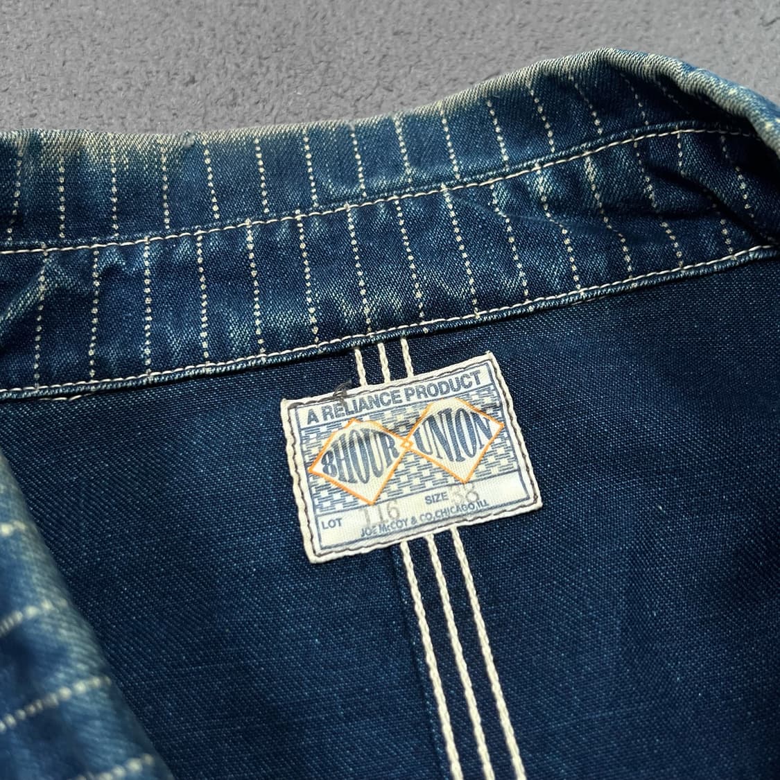 리얼맥코이 조맥코이 데님 오버올 워크자켓 상품이미지6