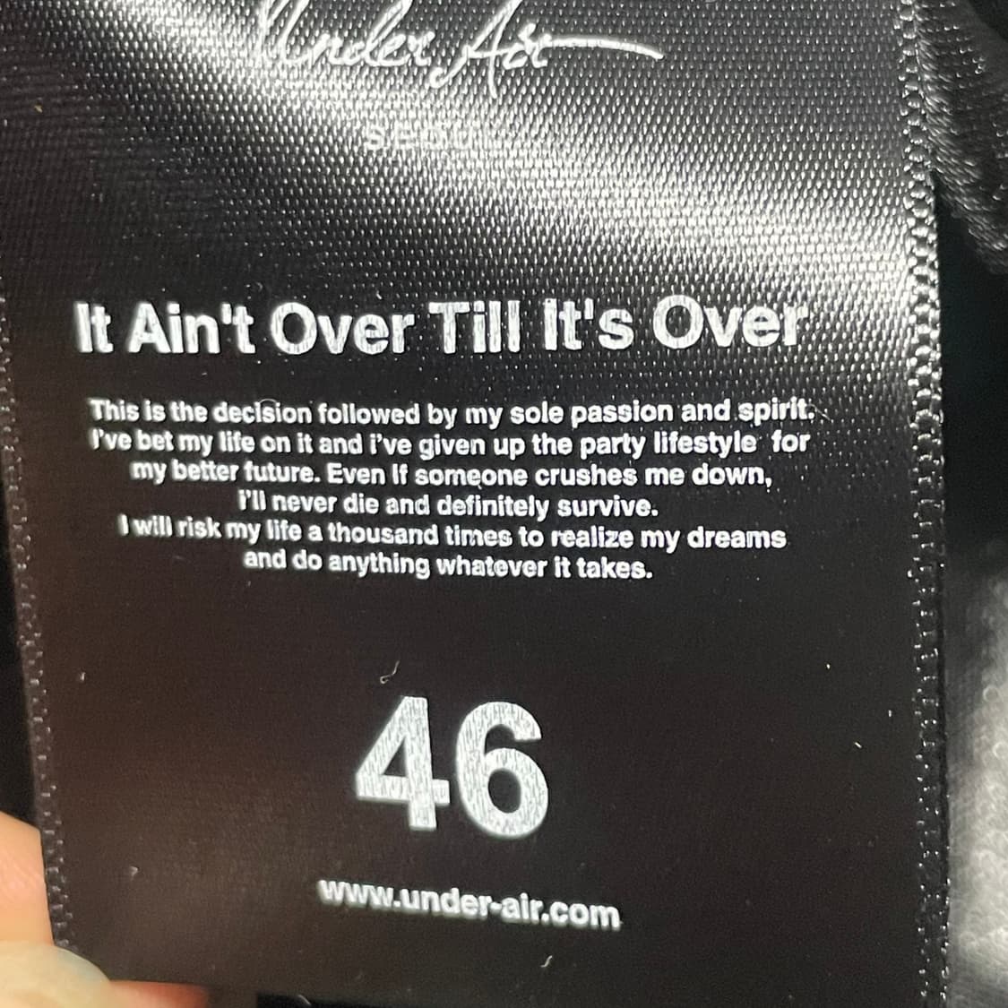 46 언더에어 학자수 벨벳 스카잔 자켓 상품이미지5