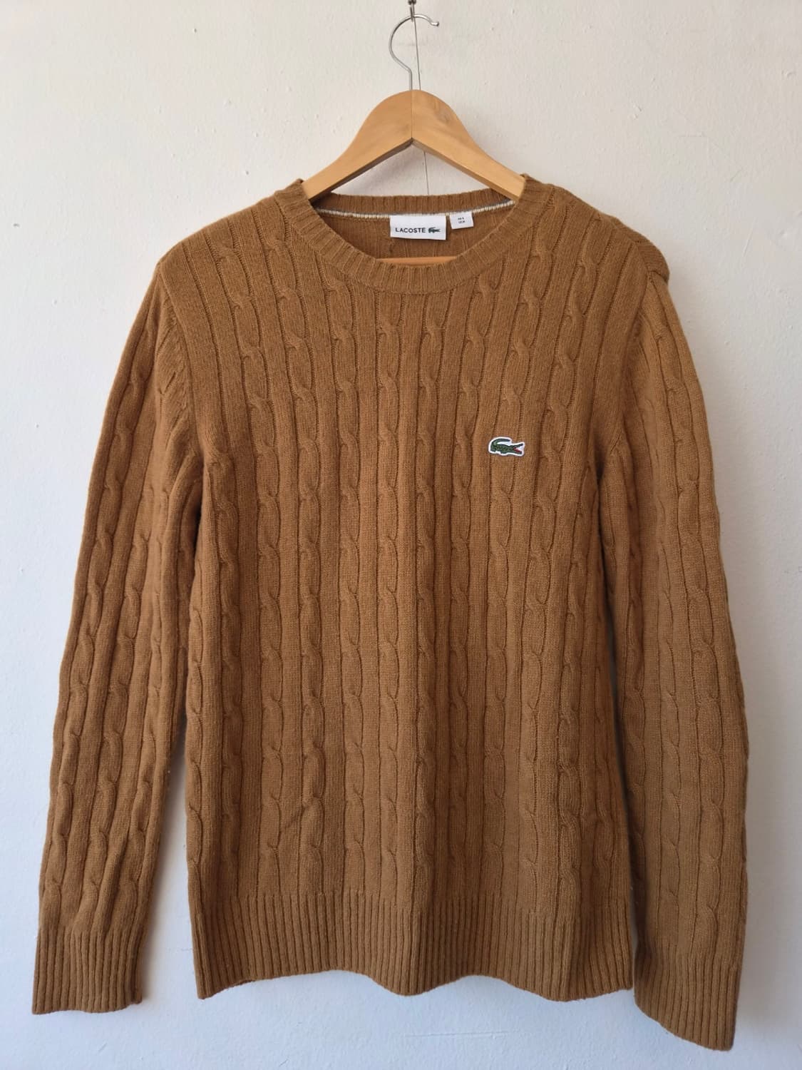 라코스테 남성 라운드케이블긴팔니트 M사이즈 상품이미지2