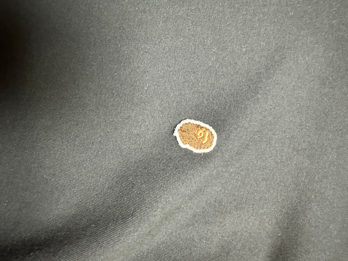 베이프 에이프 헤드 원 포인트 티셔츠 블랙 상품이미지3