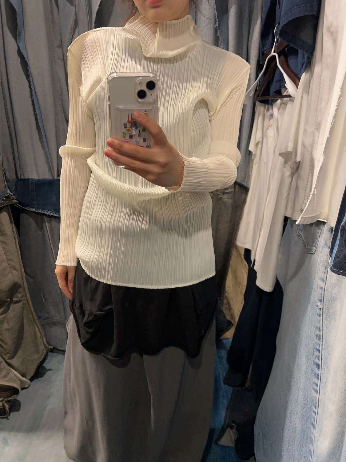 55-66 ) PLEATS PLEASE High Neck L/S 상품이미지4
