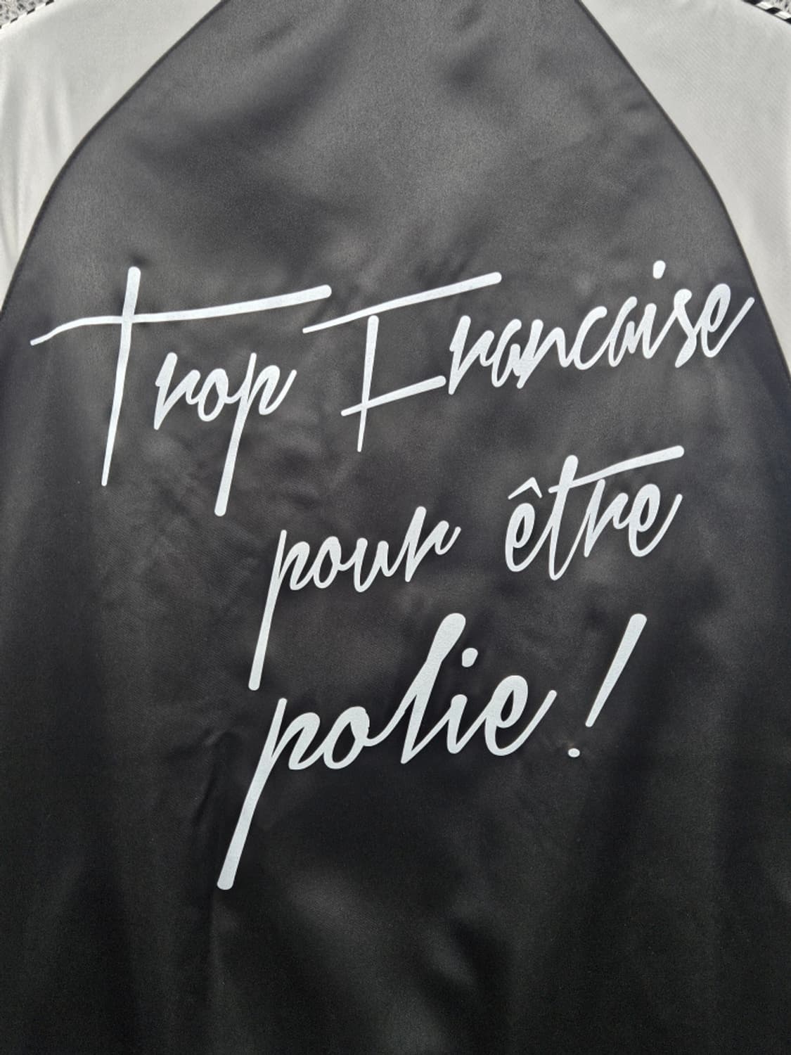 바운스 백 프린트 레터링 스카잔 자켓 ( M 추정 ) / 11472 상품이미지10