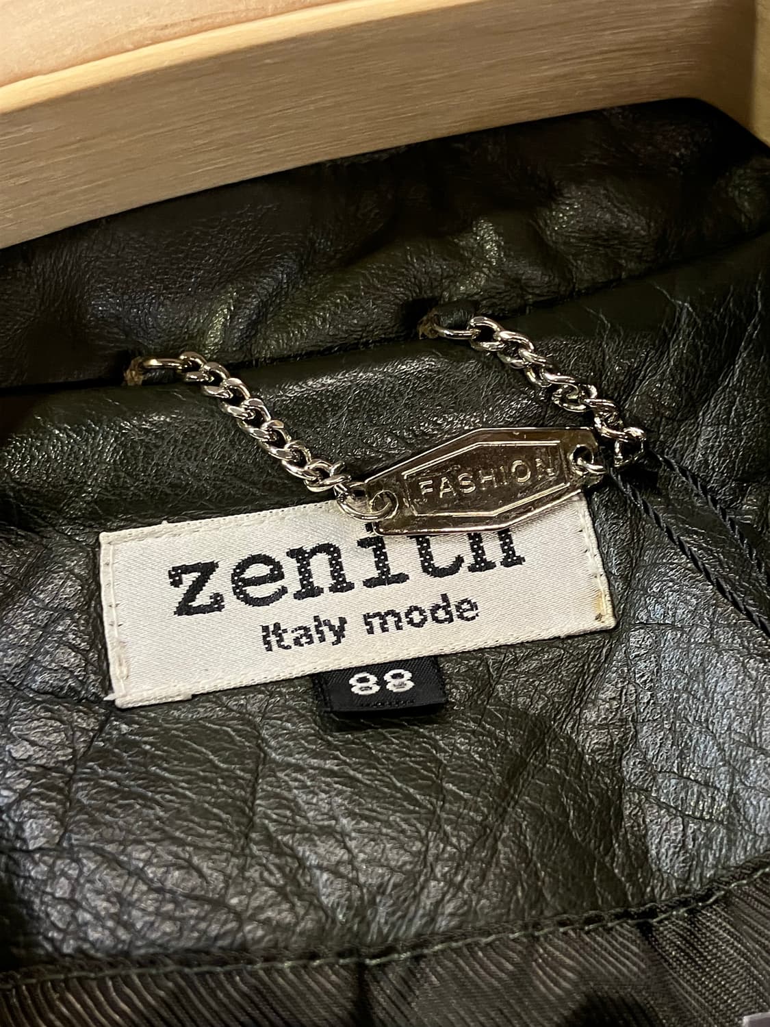 제니스 가죽 자켓 카키 88  #csz1902  상품이미지3