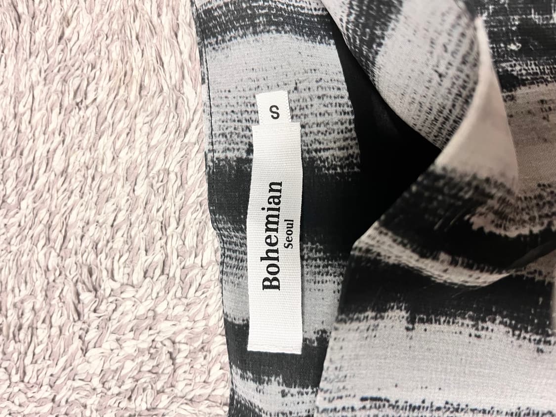 보헤미안서울 쉬폰 타이다이 스커트 s 상품이미지3