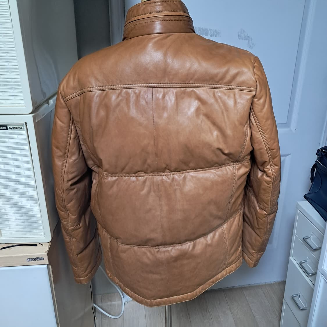 갤럭시 Galaxy 남성 양가죽 패딩 95 상품이미지3