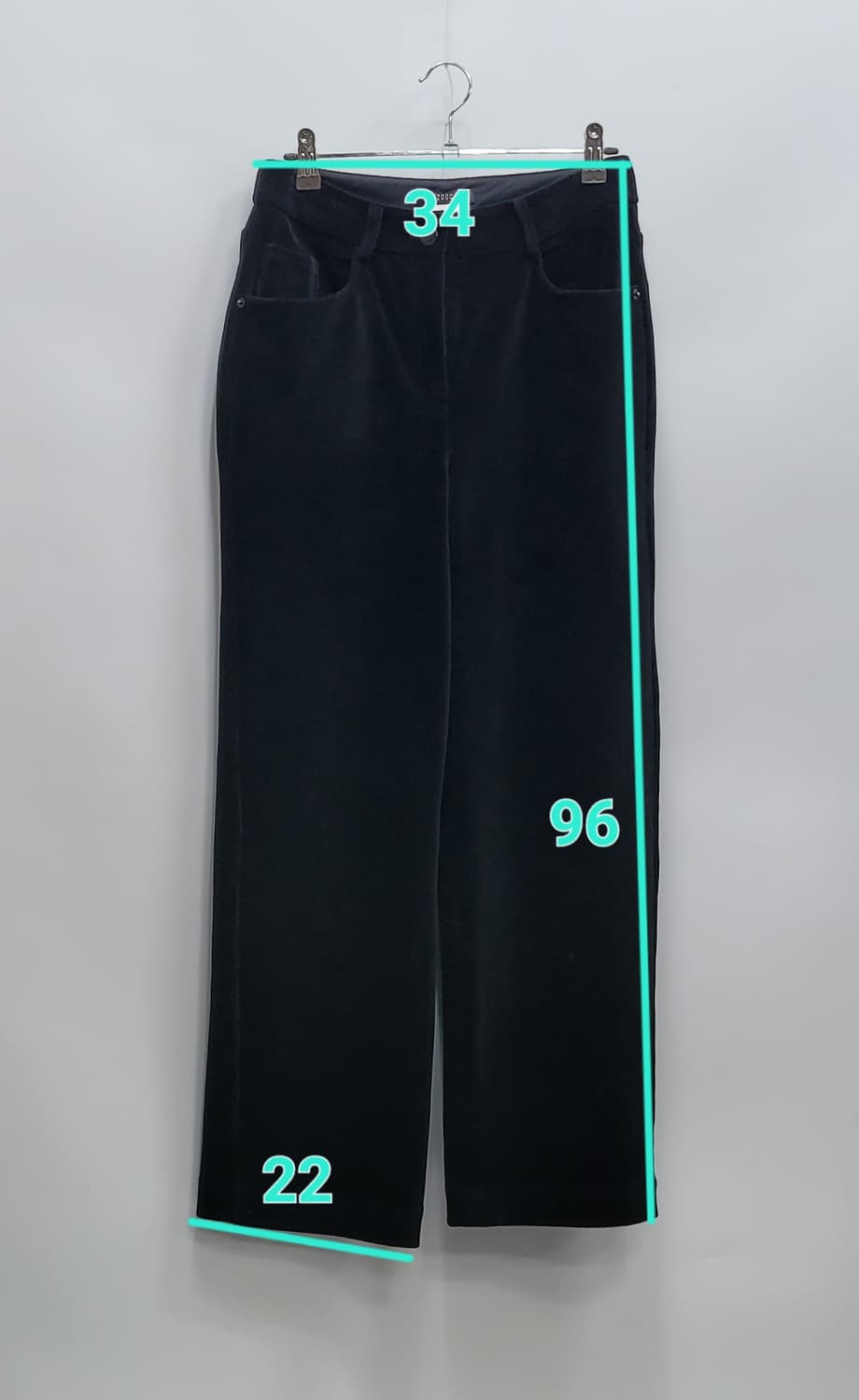 ZOOC 23FW 주크 스판 코듀로이 팬츠 / 여 55 (67-94)블랙 상품이미지10