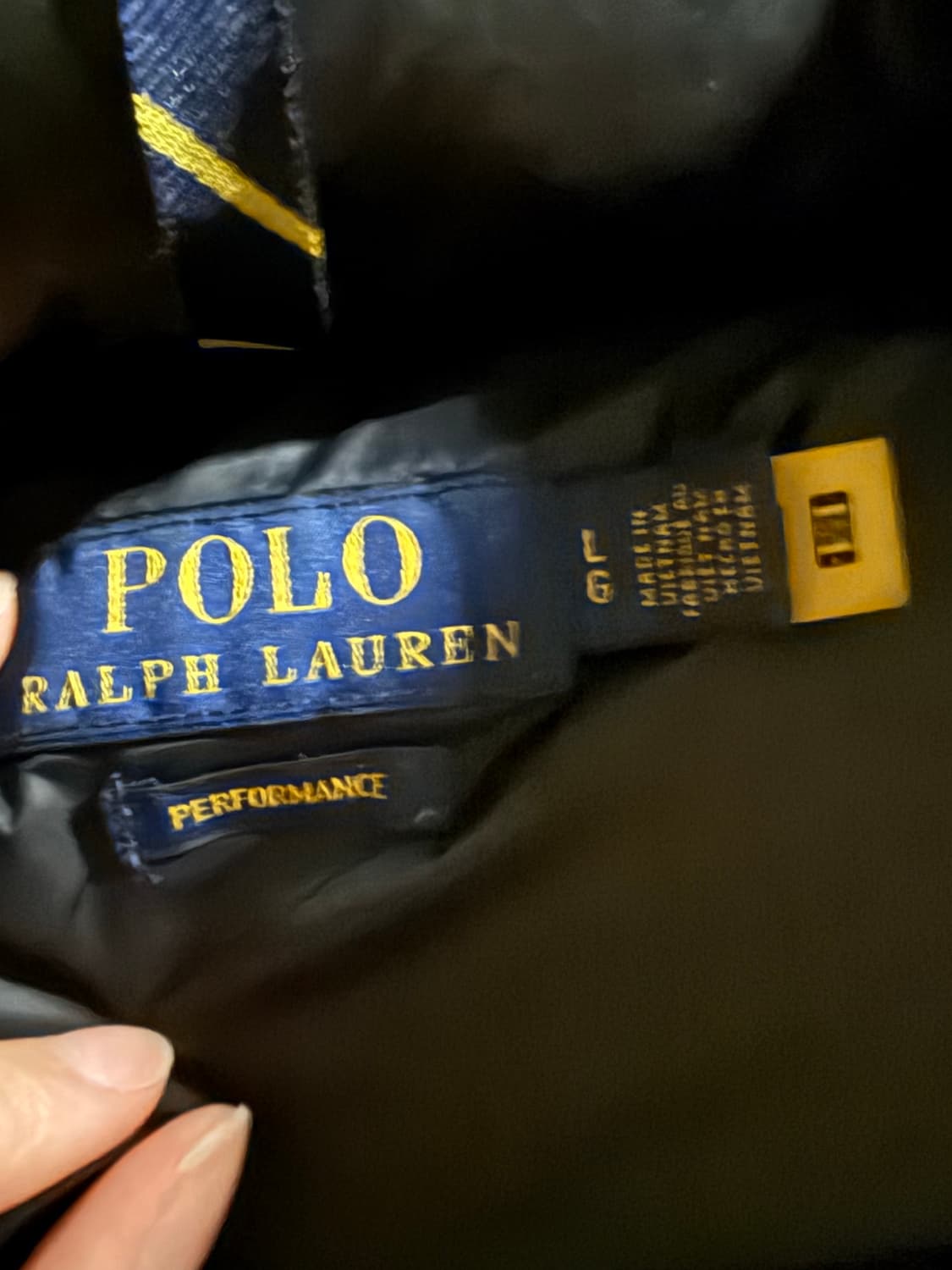 폴로 랄프로렌 유광 패딩 L 상품이미지2