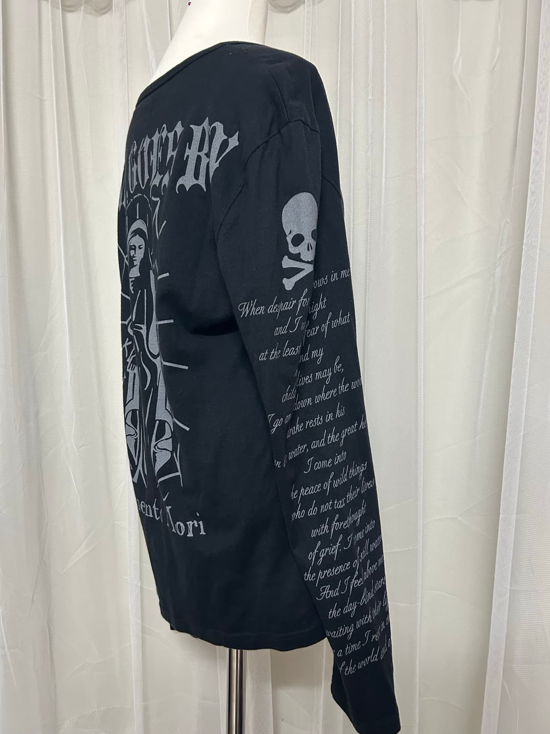 펑크 펑투케 롱슬리브 해골 상품이미지3