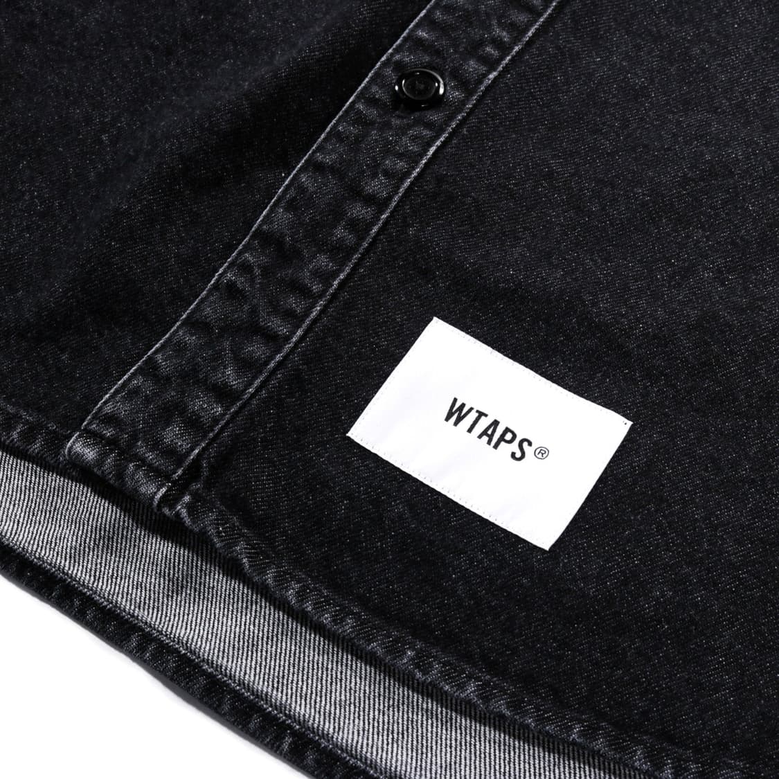 WTAPS 오버사이즈 흑청 데님 셔츠 상품이미지6