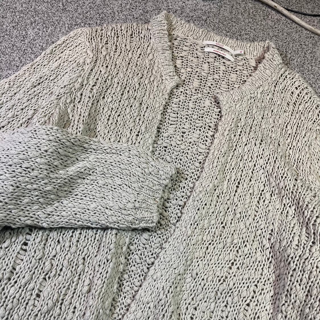 오일릴리 팝오버 니트 가디건 상품이미지2