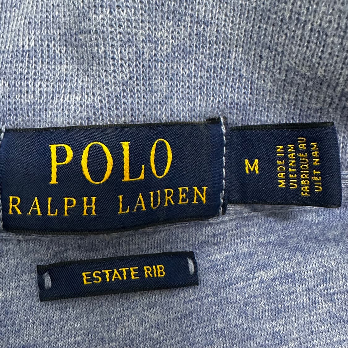 POLO 폴로 랄프로렌 반집업 니트 블루 M 상품이미지4
