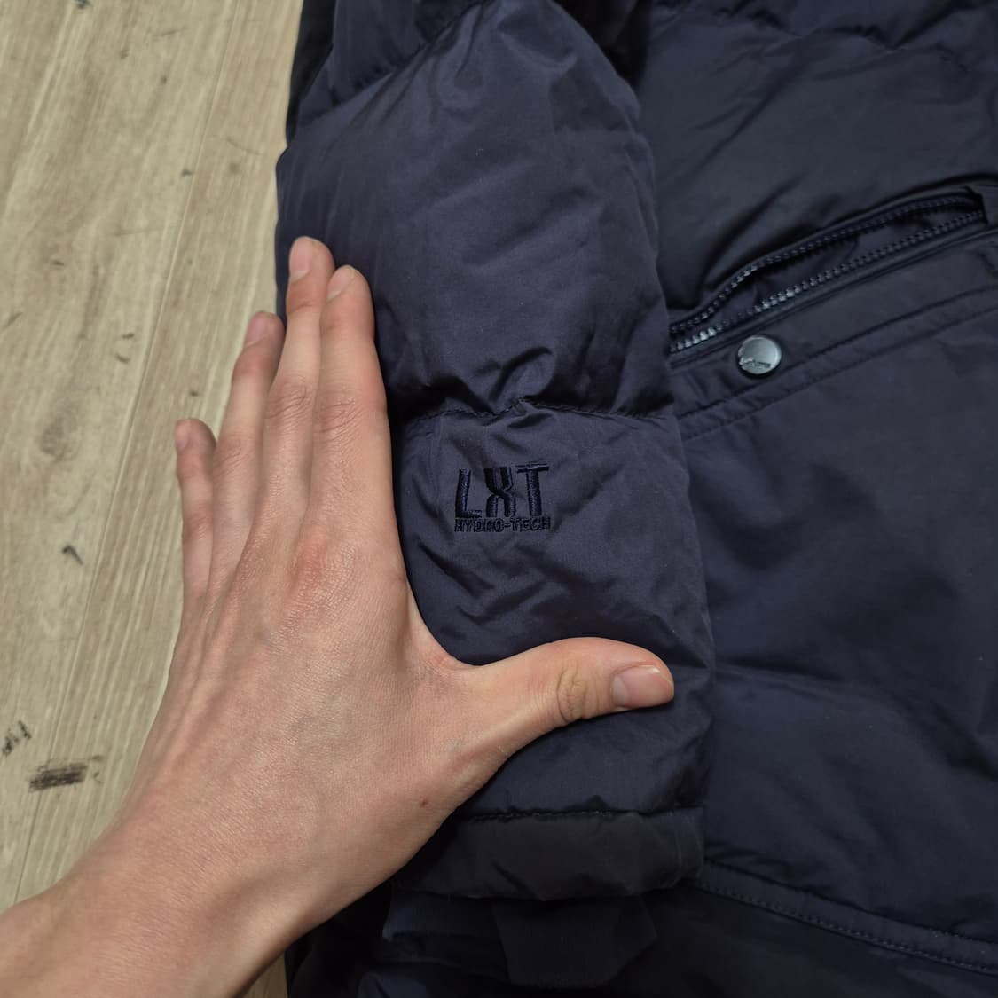 라푸마 LHT 미디엄 구스다운 후드 롱패딩 점퍼 L(100) 상품이미지4