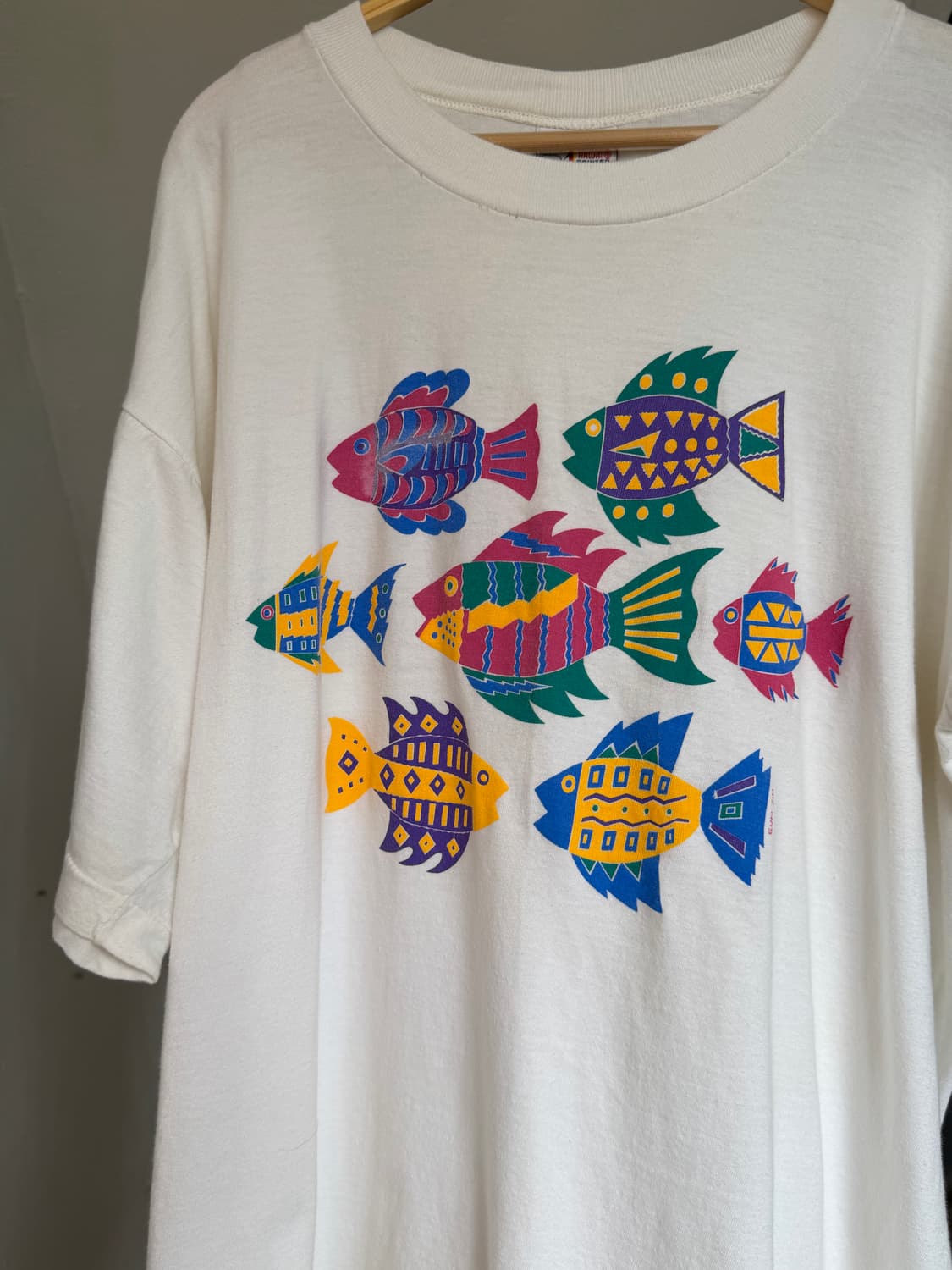 90‘s 싱글스티치 빈티지 그래픽 롱 티셔츠 상품이미지2