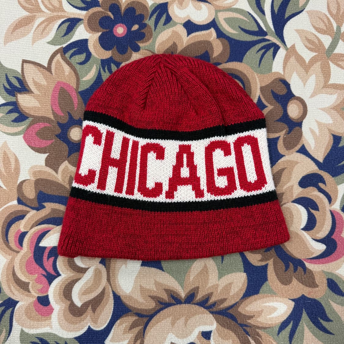 NHL시카고 블랙 호크스 비니(레드) 상품이미지2