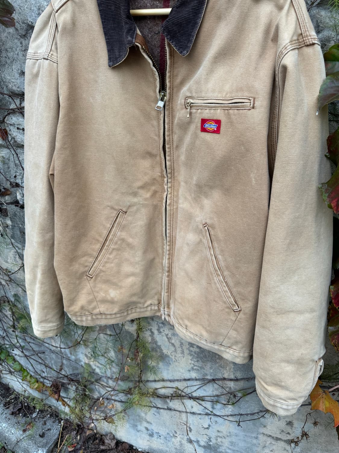 90s 디키즈 j01 디트로이트 워크 자켓 브라운 2xl 상품이미지3