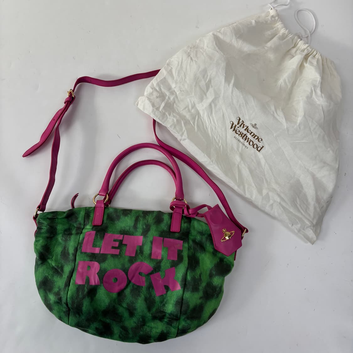 비비안웨스트우드 Let it Rock 레오파드 숄더백 상품이미지4