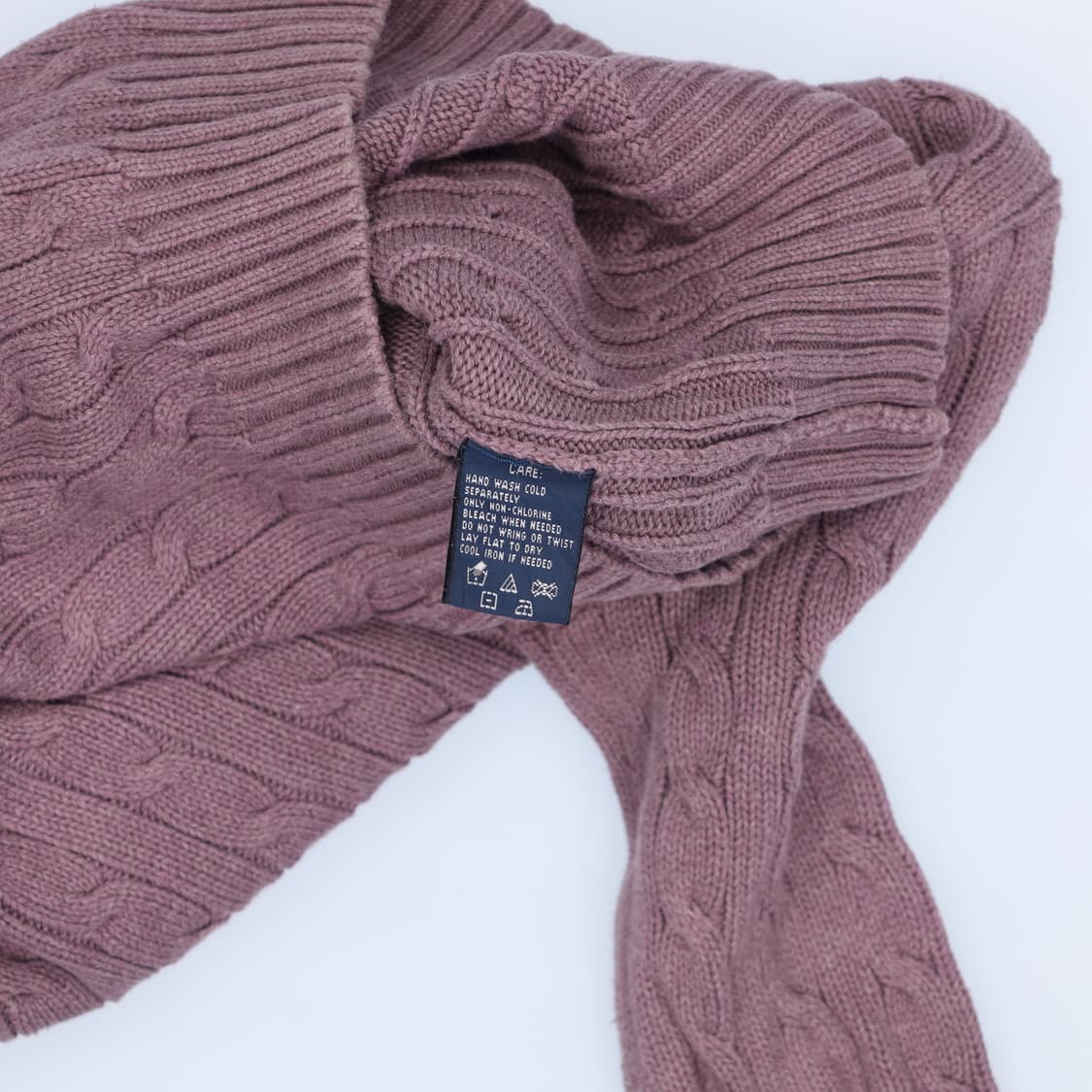 M 폴로 랄프로렌 브이넥 케이블 니트 4201 상품이미지7