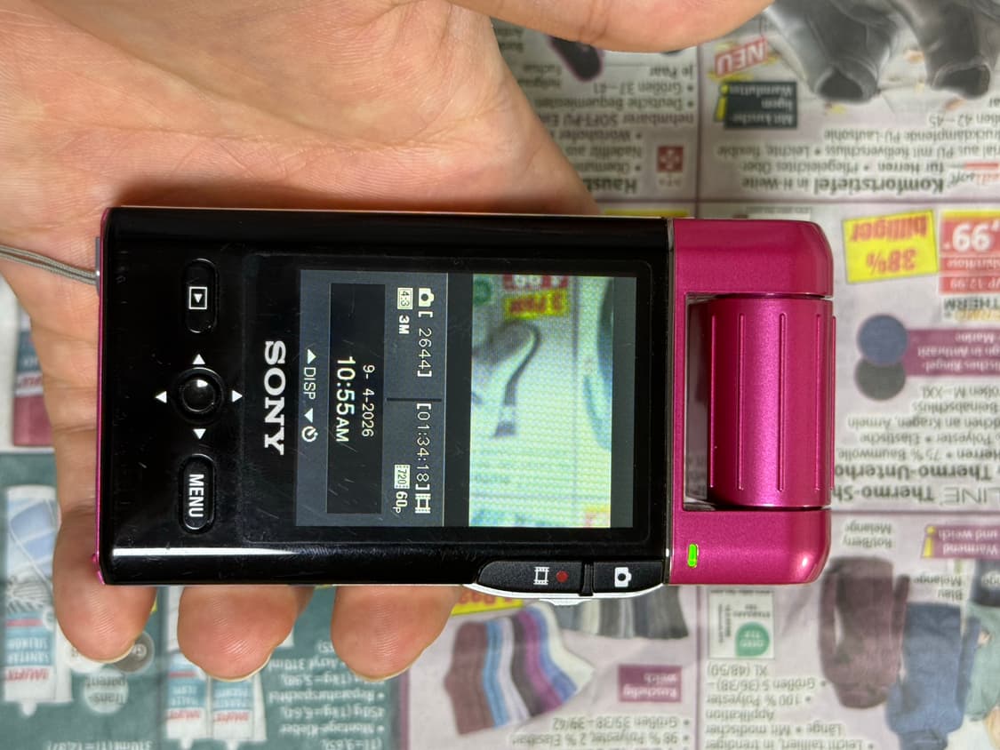 소니_Sony bloggie mhs-pm5 Pink 상품이미지10