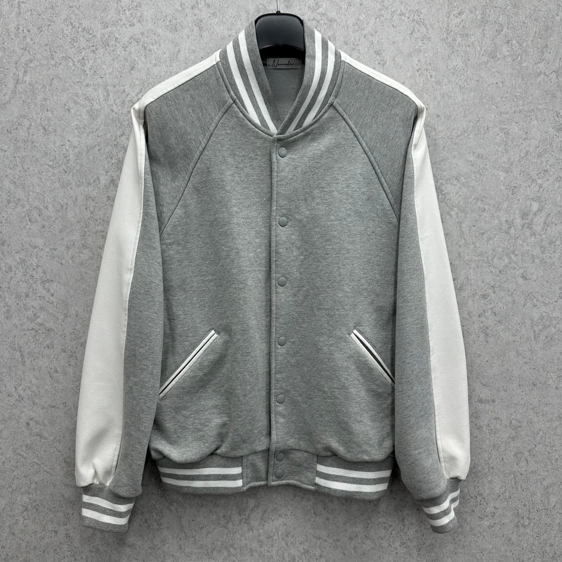 FREE 베이스볼 남자 바시티 블루종 자켓 상품이미지1