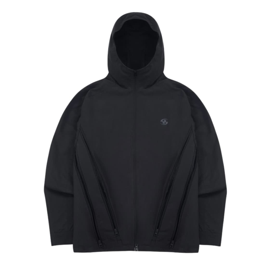 산산기어 22FW 지퍼 자켓 BLACK 상품이미지2