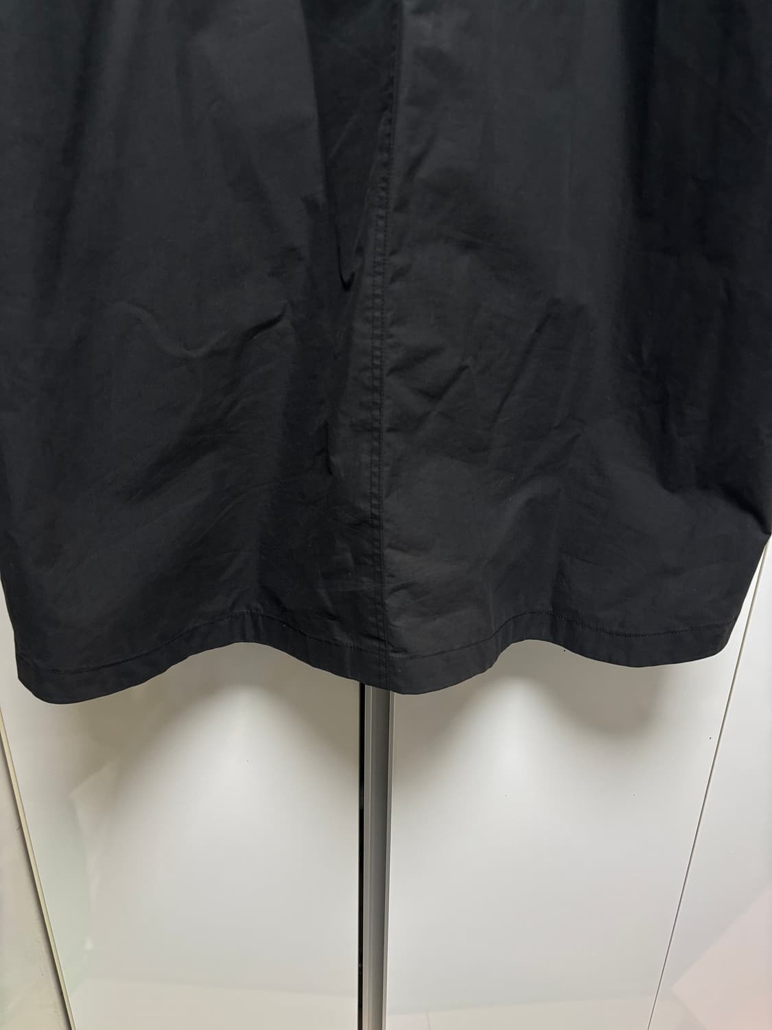 [100,L] 일꼬르소 블랙 오버핏 볼륨 롱 야상 상품이미지10