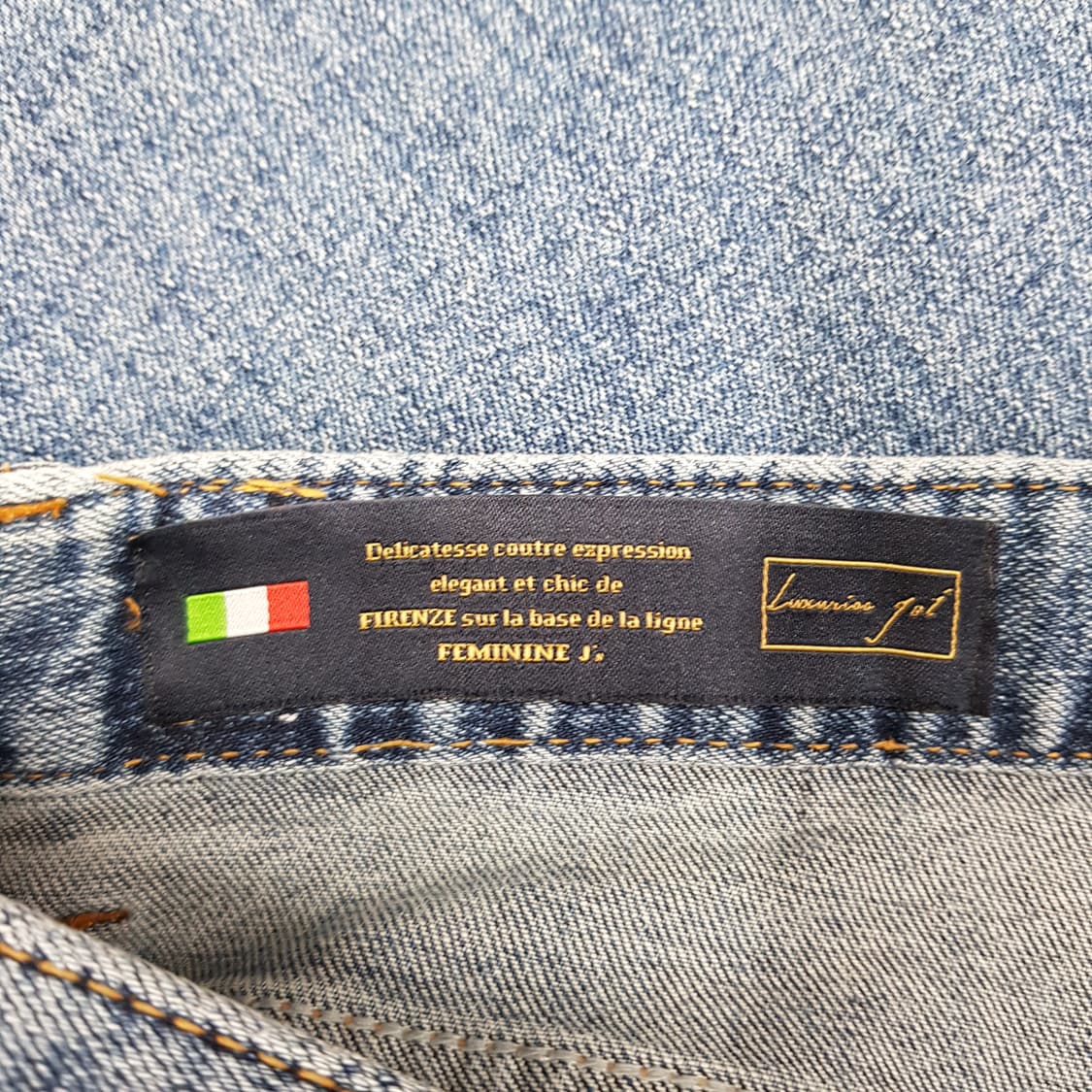 셀린비 컷오프 밑단 슬릿 스트레이트 데님 팬츠 S사이즈 상품이미지7