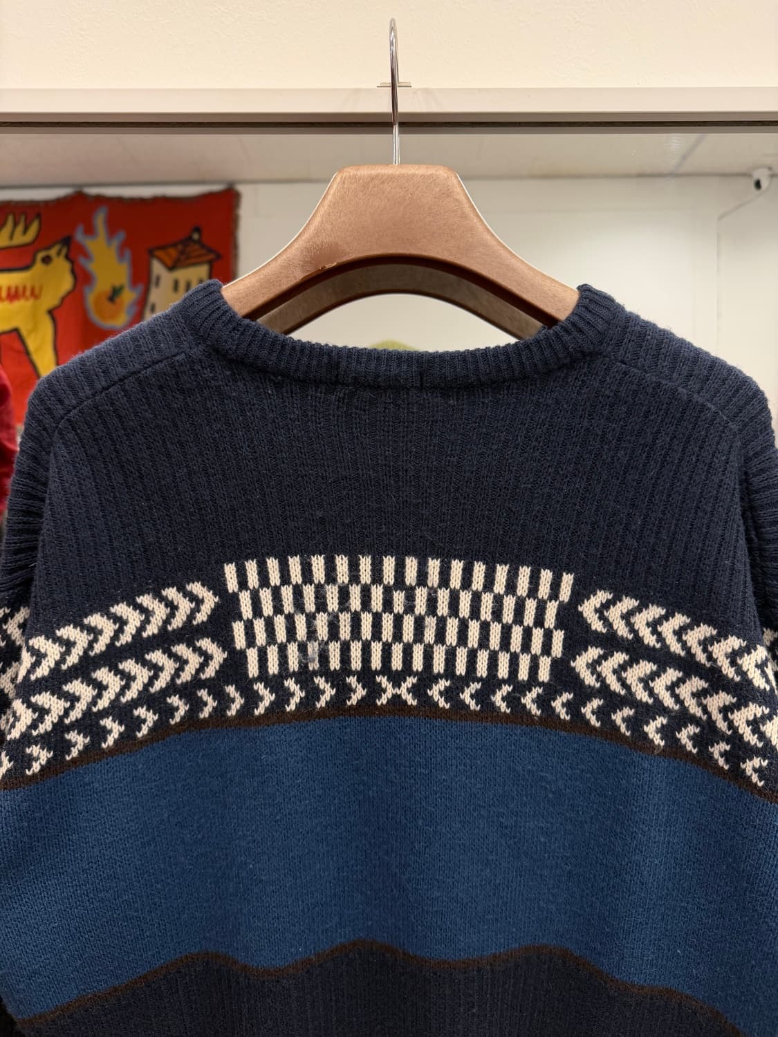 Mr.Casque 빈티지 울 니트 (made in Japan) 상품이미지6