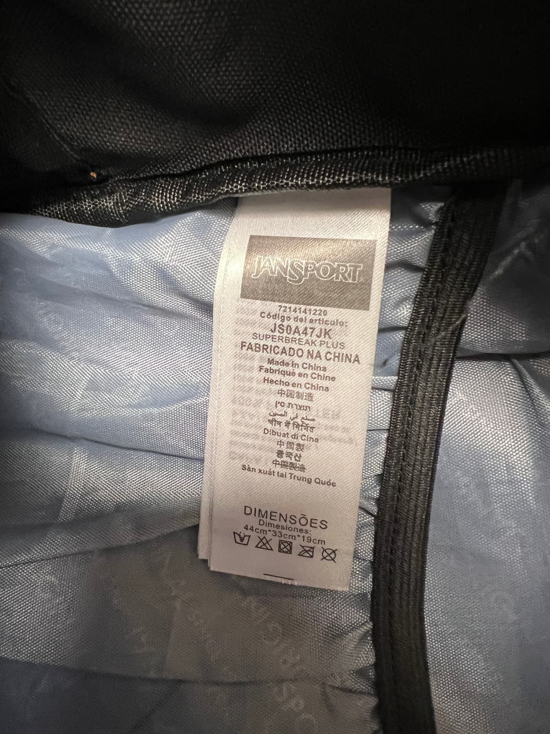 [OS] 잔스포츠 라이트팩 블랙  상품이미지5