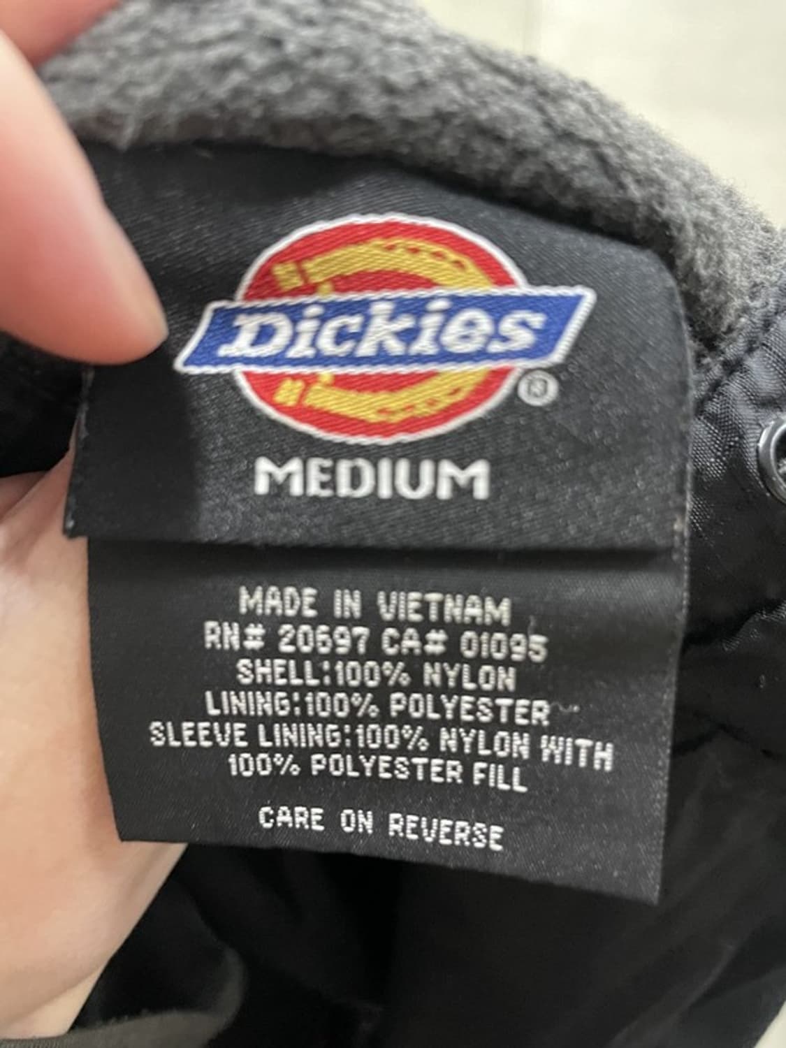 디키즈 33237 플리스 라이닝 나일론 후드 자켓 M 상품이미지5