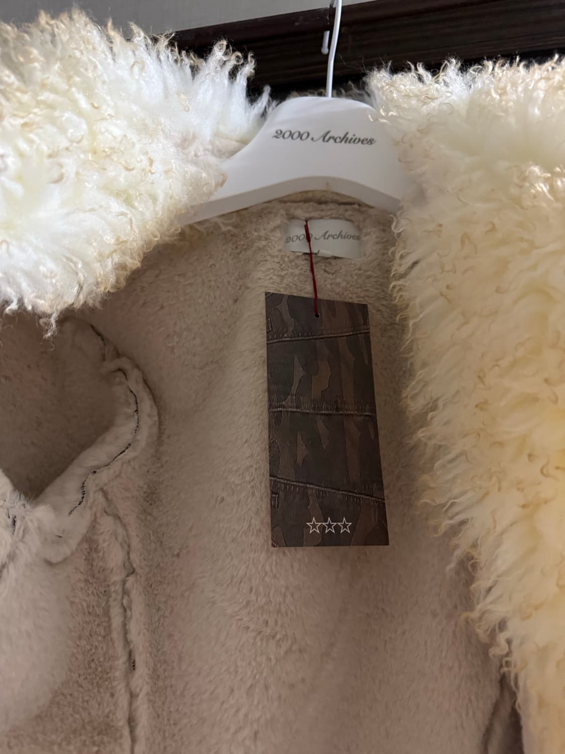 2000아카이브 폭스퍼무스탕 블랙 1사이즈 상품이미지4