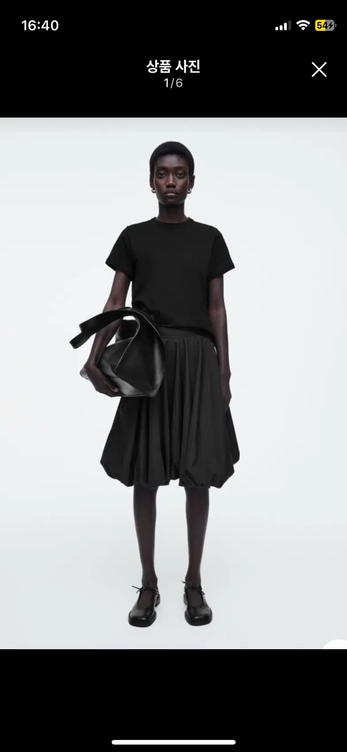 cos 벌룬 미디스커트 32사이즈 상품이미지1