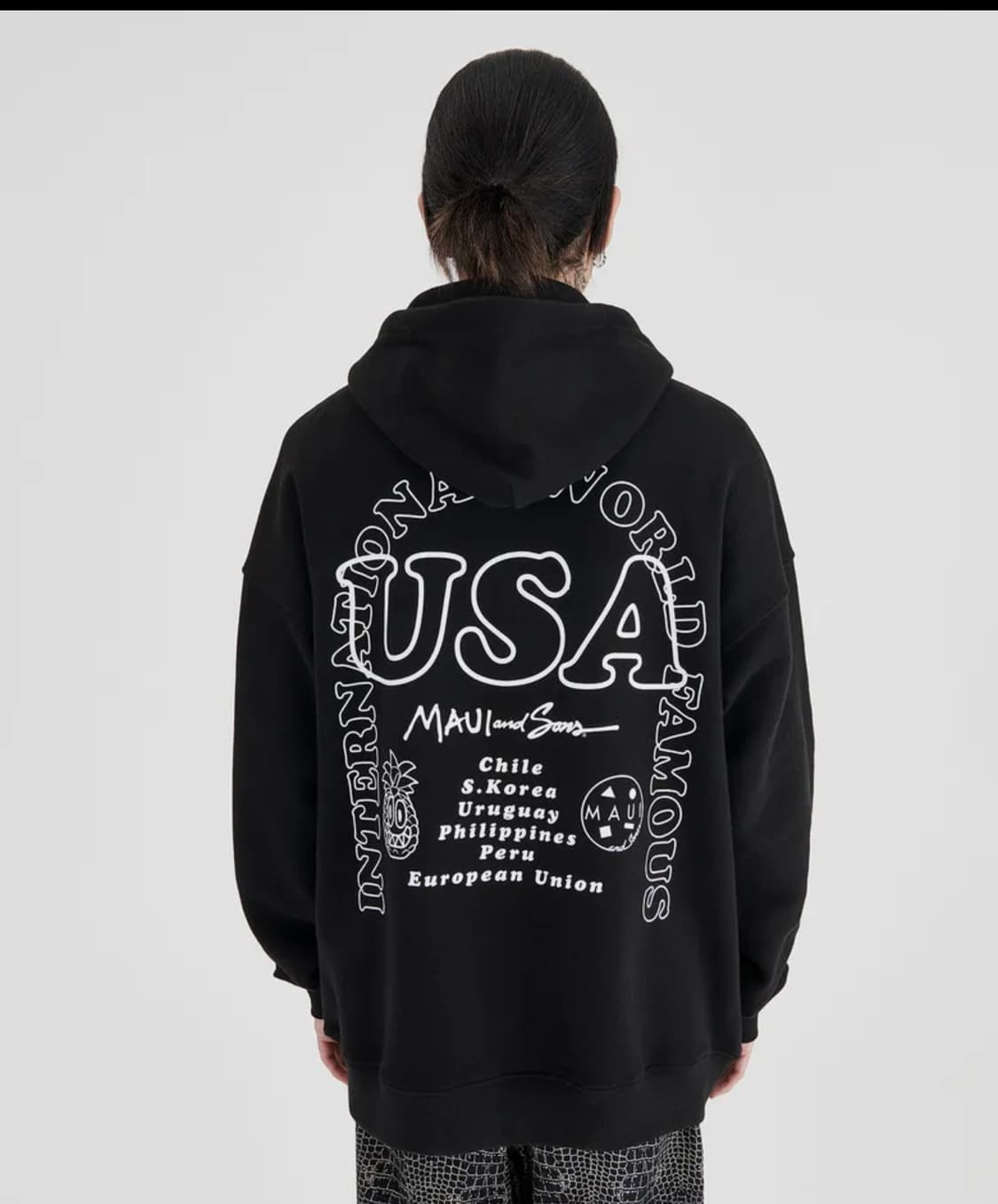 마우이X레디 오버핏후드티 상품이미지6