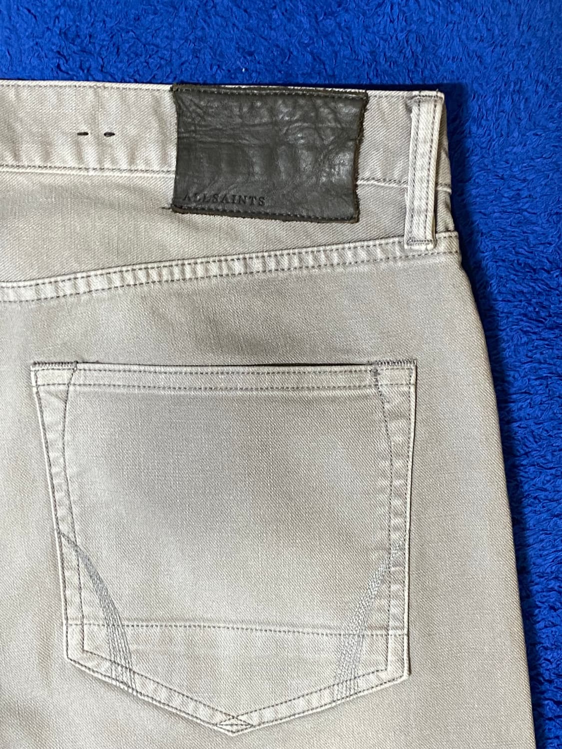 AllSaints 올세인츠 시가렛 스키니 핏 그레이 데님 진 W34 상품이미지6