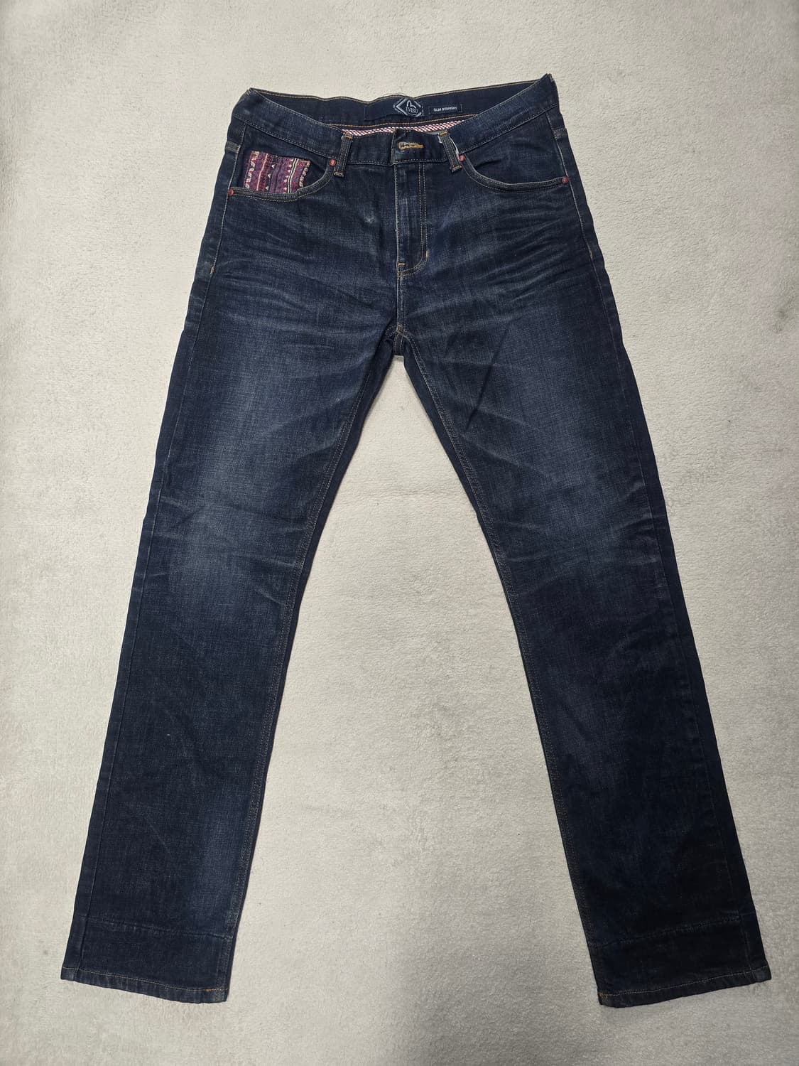 Evisu 에비수 폭스 자수 데님 청바지 32 상품이미지4