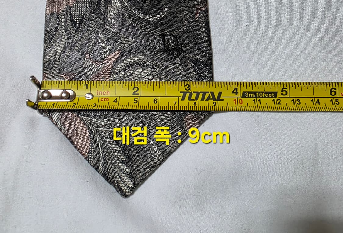 [Dior 자수로고] 크리스찬 디올 몬슈 실크 자가드 빈티지 넥타이 상품이미지9