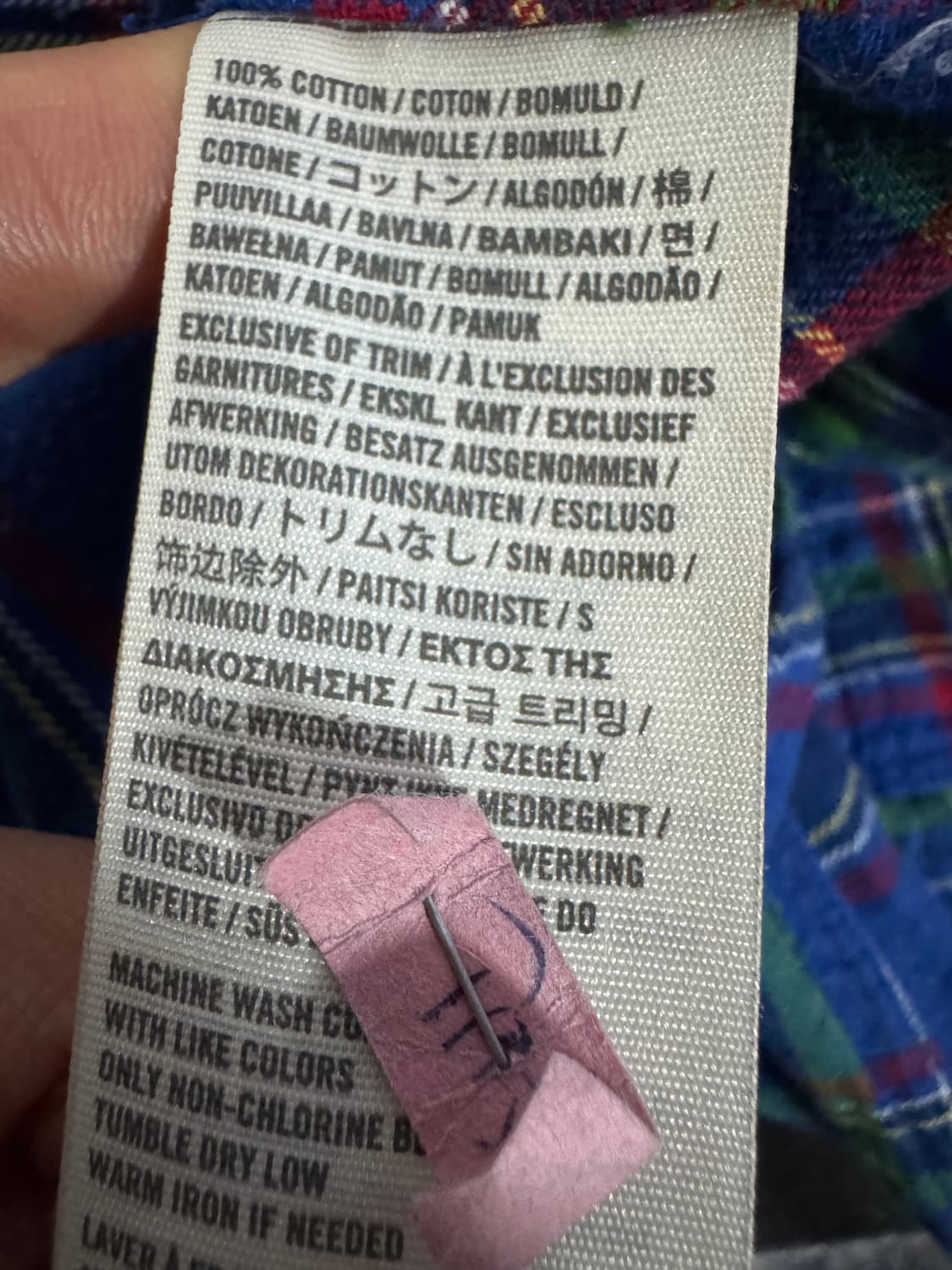 여성 홀리스터 갈매기 로고 컬러풀 체크 셔츠 S 상품이미지4