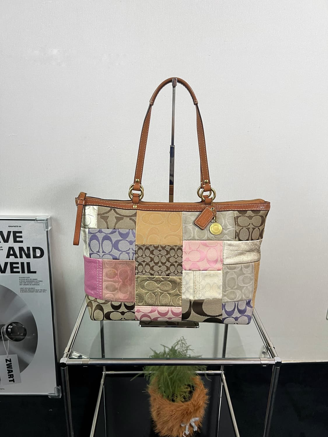 코치 패치워크 토트백 Y2K 상품이미지1