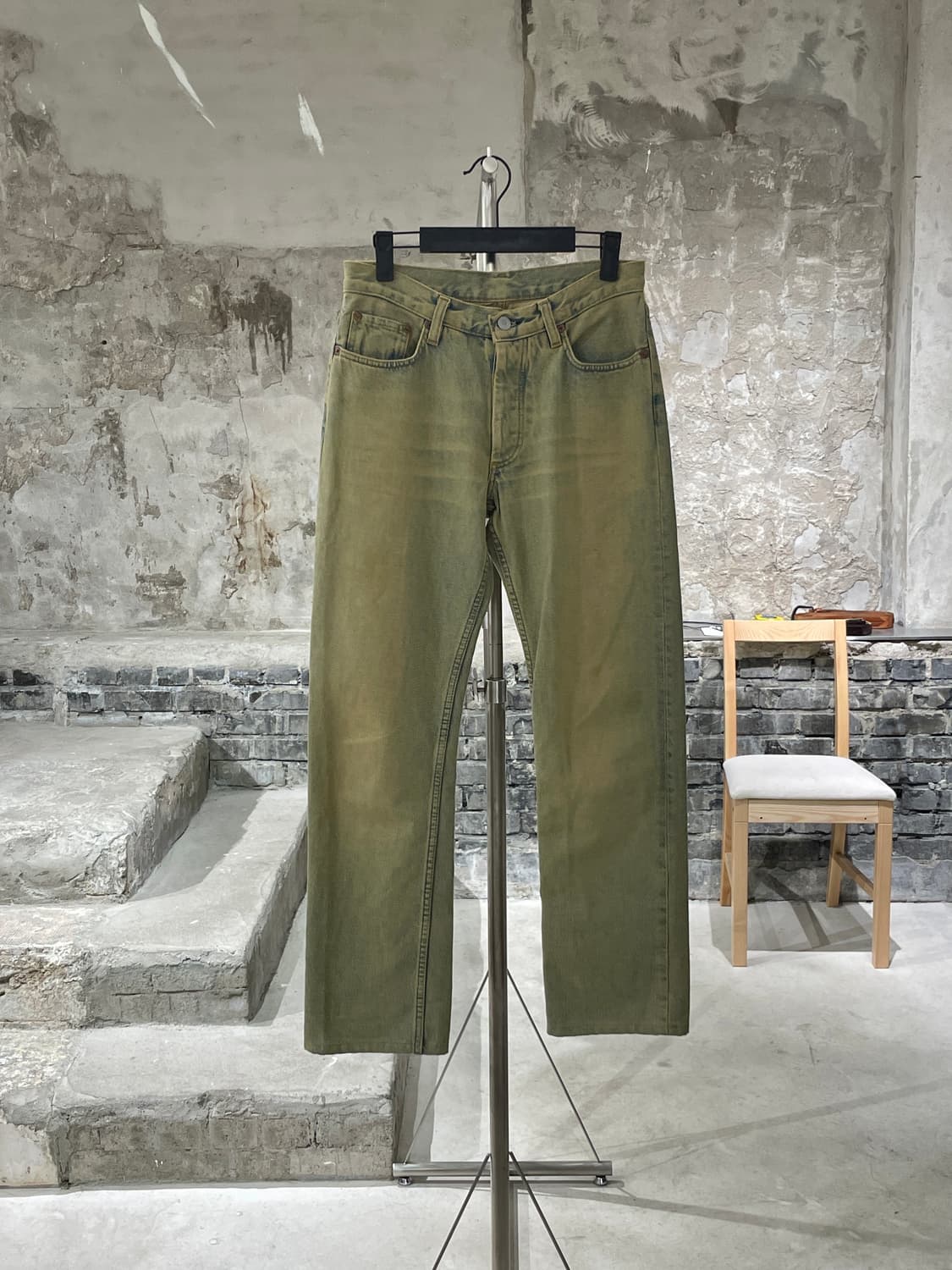 헬무트랭 1998 데저트 버튼 플라이 데님 진스 상품이미지1