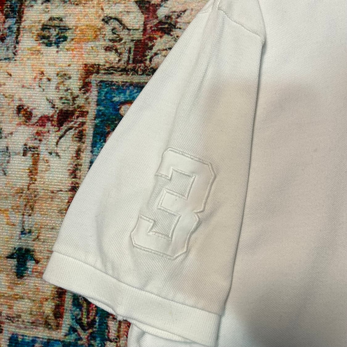 [L] 폴로 랄프로렌 화이트 빅포니 카라 반팔 상품이미지2